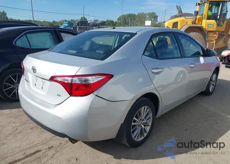 2014 Toyota Corolla Le Premium from USA, damaged, VIN 2T1BURHE1EC196349